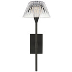 Blaze Wall Sconce - Bronze / Crystal