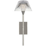 Blaze Wall Sconce - Polished Nickel / Crystal
