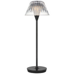 Blaze Rechargeable Table Lamp - Bronze / Crystal