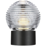 Circon Rechargeable Table Lamp - Bronze / Crystal