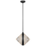 Copper Coast Karo Pendant - Bronze / Crystal