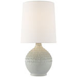 Morava Table Lamp - Volcanic White / Linen