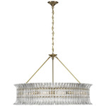 Rhine Chandelier - Hand-Rubbed Antique Brass / Crystal