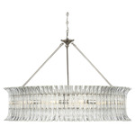Rhine Chandelier - Polished Nickel / Crystal
