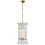 Rhine Pendant - Hand-Rubbed Antique Brass / Crystal