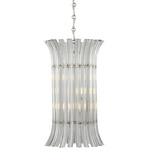 Rhine Pendant - Polished Nickel / Crystal
