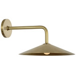 Ponce Wall Sconce - Hand-Rubbed Antique Brass / Opal