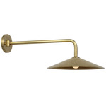 Ponce Articulating Wall Sconce - Hand-Rubbed Antique Brass / Opal