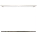 Stahl Chandelier - Museum Pewter / Nova Frost