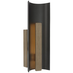 Remi Wall Sconce - Matte Carbon / Warm Walnut