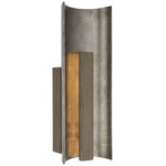 Remi Wall Sconce - Mottled Pewter / Warm Walnut