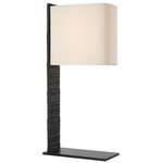 Fumar Statement Table Lamp - Ridged Carbon / Boucle