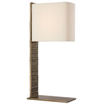 Fumar Statement Table Lamp - Ridged Tombac / Boucle