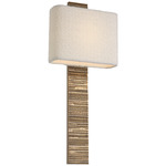 Fumar Wall Sconce - Ridged Tombac / Boucle