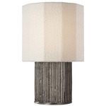 Fumar Table Lamp - Ridged Graphite / Boucle