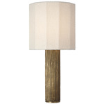 Fumar Table Lamp - Ridged Tombac / Boucle