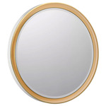Tricia Color-Select Mirror with Light - Matte White / Gild / Mirror