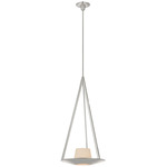 Divina Pendant - Polished Nickel / Alabaster