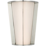 Phinn Tapered Wall Sconce - Polished Nickel / White