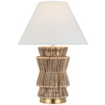 Antigua Table Lamp - Natural Abaca / Linen