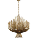 Astra Chandelier - Gilded Iron