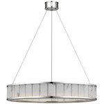 Iterna Chandelier - Polished Nickel / Alabaster