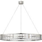 Iterna Chandelier - Polished Nickel / Crystal