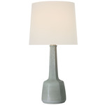 Lerio Table Lamp - Dusted Jade / Linen