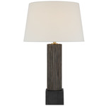 Reeve Table Lamp - Vintage Walnut / Ebonized Oak / Linen