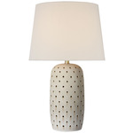 Samara Table Lamp - Dusted Stone / Linen