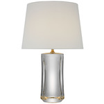 Figlia Cordless Table Lamp - Crystal / Linen