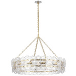Gianna Ring Chandelier - Gild / Clear