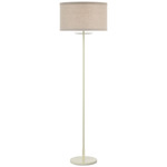 Walker Cordless Floor Lamp - Light Cream / Natural Linen