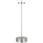 Sene Rechargeable Table Lamp - Museum Nickel