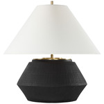 Aten Short Table Lamp - Shadow Black / Linen