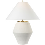 Aten Table Lamp - Plaster White / Linen