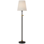 Bryant Cordless Adjustable Table Lamp - Bronze / Hand-Rubbed Antique Brass / Linen
