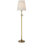 Bryant Cordless Adjustable Table Lamp - Hand-Rubbed Antique Brass / Linen