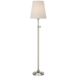Bryant Cordless Adjustable Table Lamp - Polished Nickel / Linen