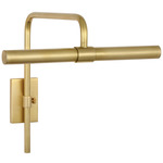 Kidd Frame Mount Picture Light - Hand-Rubbed Antique Brass
