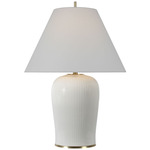 Opera Table Lamp - Ivory / Linen