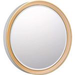 Tricia Color-Select Mirror with Light - Matte White / Gild / Mirror