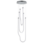 Soleil 3-Light Pendant - Polished Chrome / Frosted