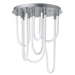 Soleil Ceiling Light - Polished Chrome / Frosted