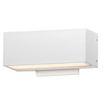 Blok Outdoor Up/Down Wall Sconce - White