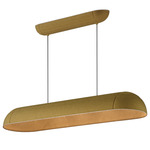 Wimbledon Linear Pendant - Olive