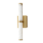 Aragon Wall Sconce - Gold / Alabaster
