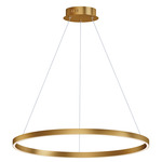 Groove Color-Select Pendant - Gold