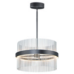 Chimes Color-Select Pendant - Black / Satin Nickel