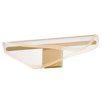 Manta Bath Vanity Light - Gold / Frosted